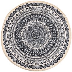 Dakls Kusový koberec Mandala modrá, 82 cm