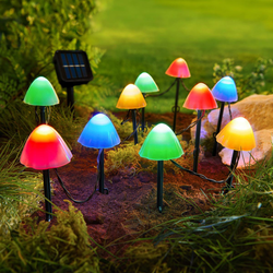 Solární zahradní zápichy Houbičky