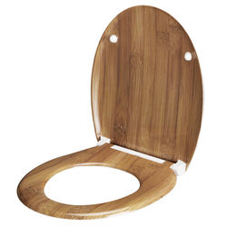 WC sedátko s automatickým spouštěním dekor bambus
