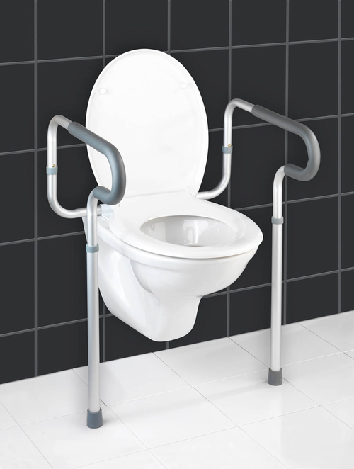 Bezpečnostní madla k wc s nastavitelnou výškou secura