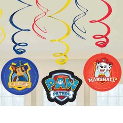 DEKORACE závěsná spirálová Tlapková patrola