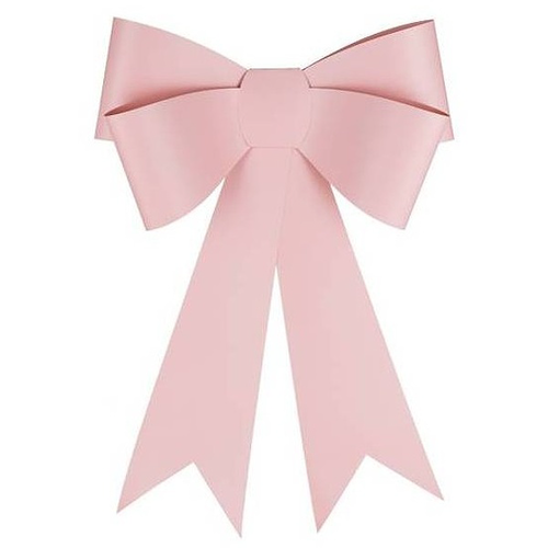 Dekorativní mašle růžová 55x71cm