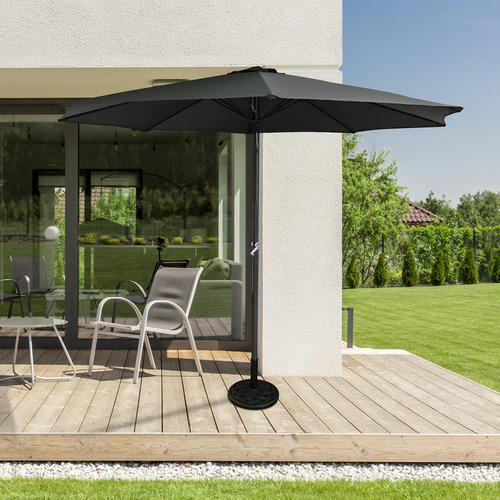 Zahradní slunečník, antracit, ø 3 m