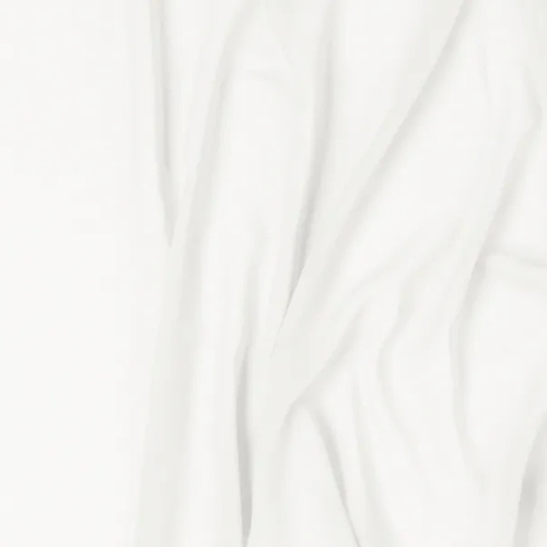 Šifonový běhoun špinavě bílý, 0,48 x 5 m