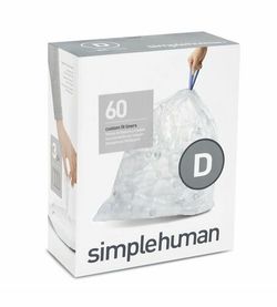 Sáčky do odpadkového koše 20 L, Simplehuman typ D, zatahovací, 3 x 20 ks ( 60 sáčků ) CP