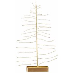 Dekorační LED stromeček zlatý 30 x 10 cm