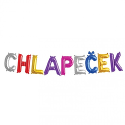 BALÓNKOVÝ nápis Chlapeček