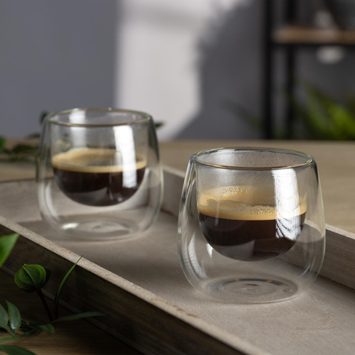 Dvoustěnná sklenice Espresso, 80 ml, 2 ks
