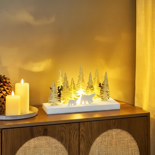 LED Vánoční dekorace Les