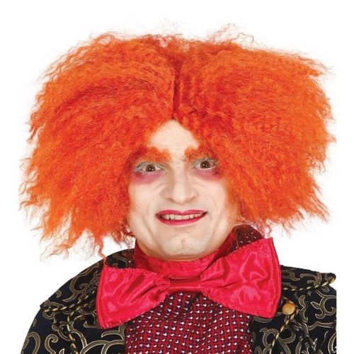 PARUKA kudrnatá oranžová