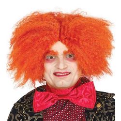 PARUKA kudrnatá oranžová