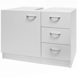 Skříňka pod umyvadlo bílá 63 x 54 x 30 cm materiál mdf