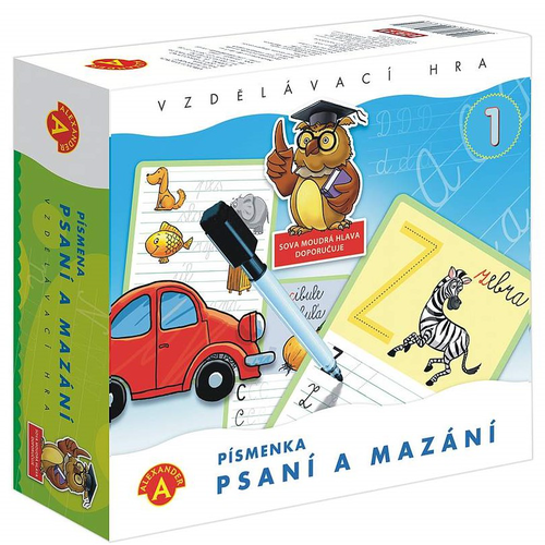 Hra vzdělávací, Psaní a mazání 1 - Písmenka