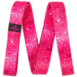 Towee Textilní odporová guma se zarážkou do dveří Glitter, střední odpor