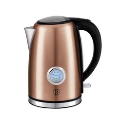 Berlinger Haus Rychlovarná konvice s termostatem Rosegold Metallic Line, 1,7 l