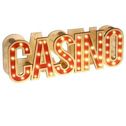 DEKORAČNÍ nápis světelný Casino