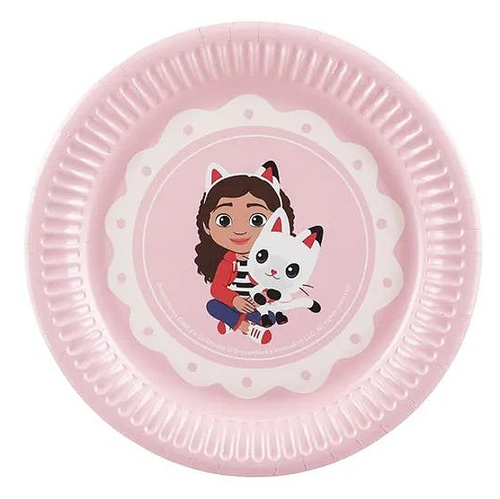 Talíře papírové Gabby's Dollhouse 18 cm 6 ks