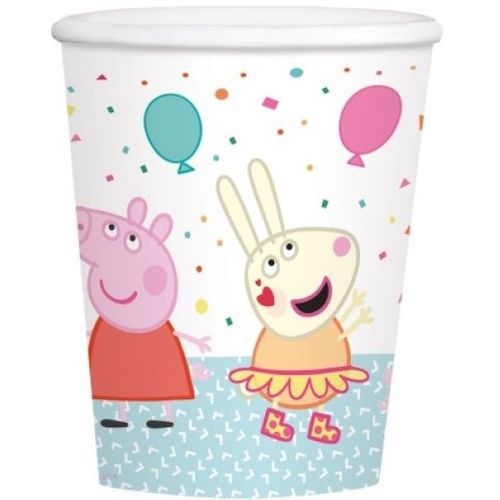 Kelímky papírové Prasátko Peppa 250 ml 8 ks