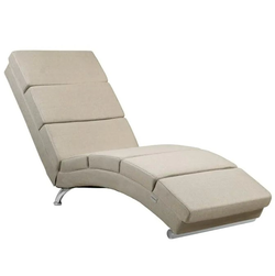 Relaxační lehátko London barva pískové 108591