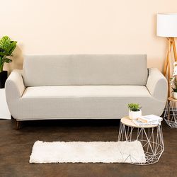 4Home Multielastický potah na sedací soupravu Comfort smetanová, 180 - 220 cm