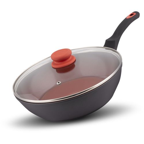Lamart LT1203 pánev s poklicí Terracota, 28 cm