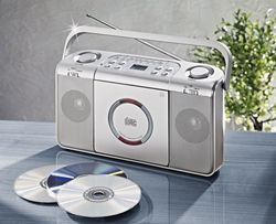 Přenosné rádio s cd přehrávačem