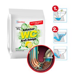 Wc čistící pěna clever clean, 7 x 150 g